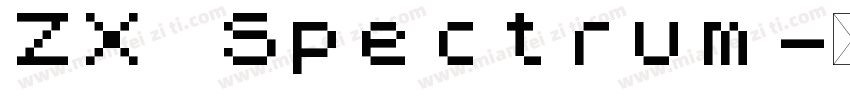 ZX Spectrum字体转换